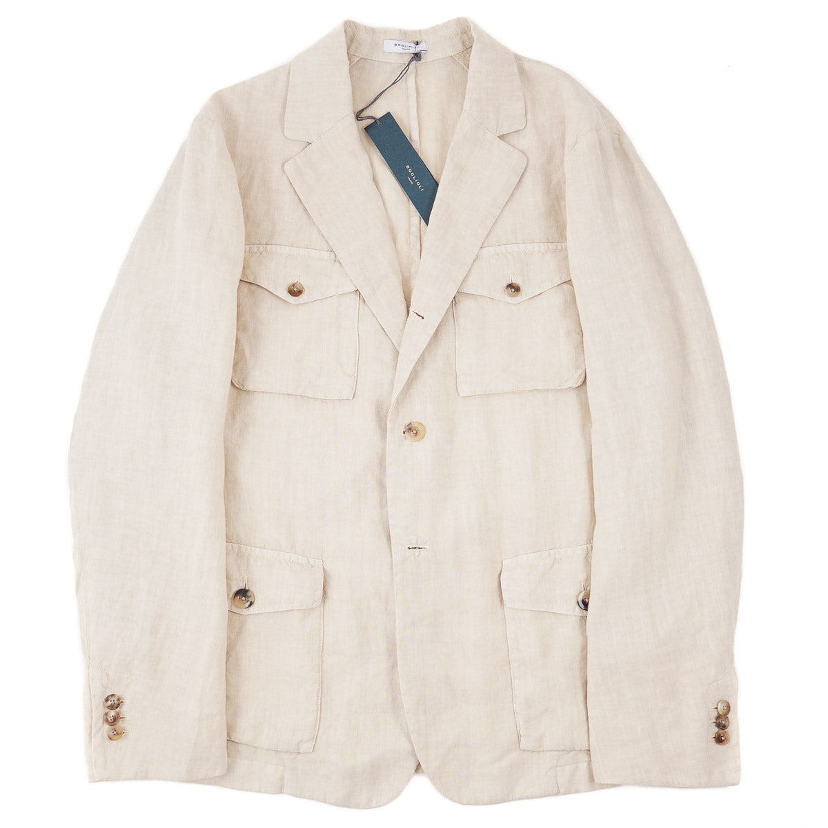Boglioli Pure Linen Field Blazer - Top Shelf Apparel