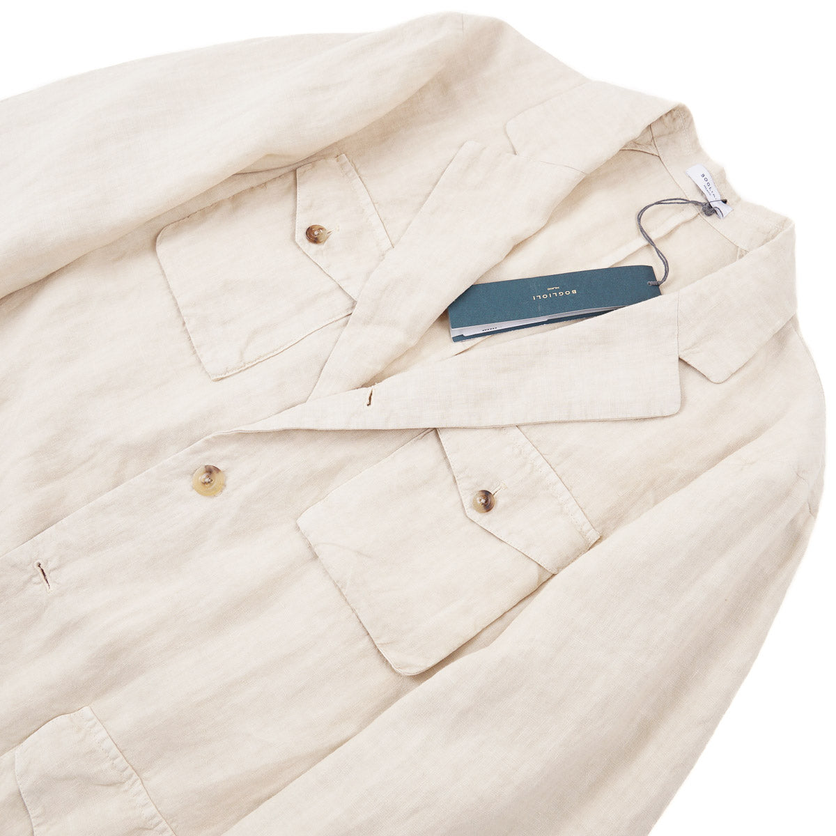 Boglioli Pure Linen Field Blazer - Top Shelf Apparel