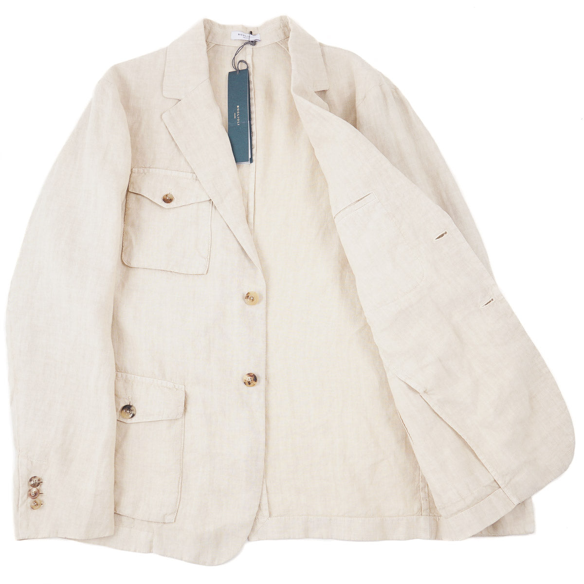 Boglioli Pure Linen Field Blazer - Top Shelf Apparel