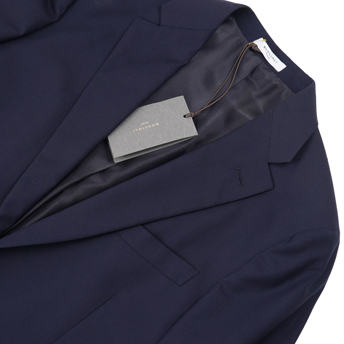 Boglioli Solid Navy Wool Blazer - Top Shelf Apparel