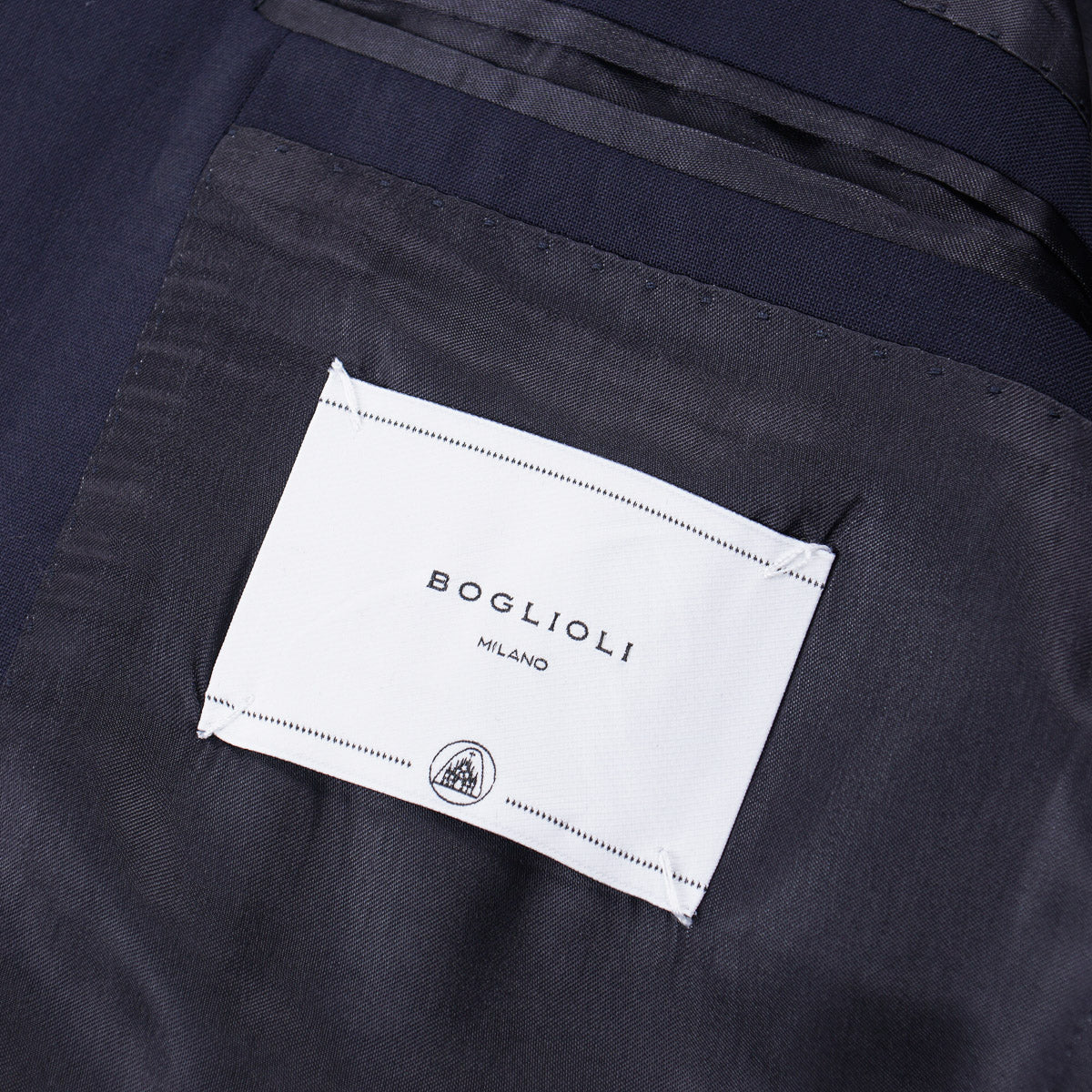 Boglioli Solid Navy Wool Blazer - Top Shelf Apparel