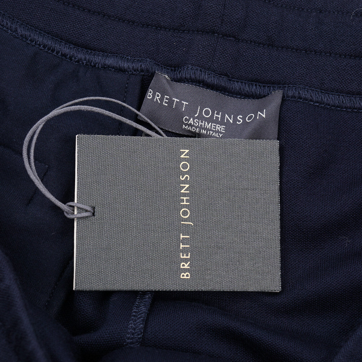 Brett Johnson Cashmere-Cotton Drawstring Pants