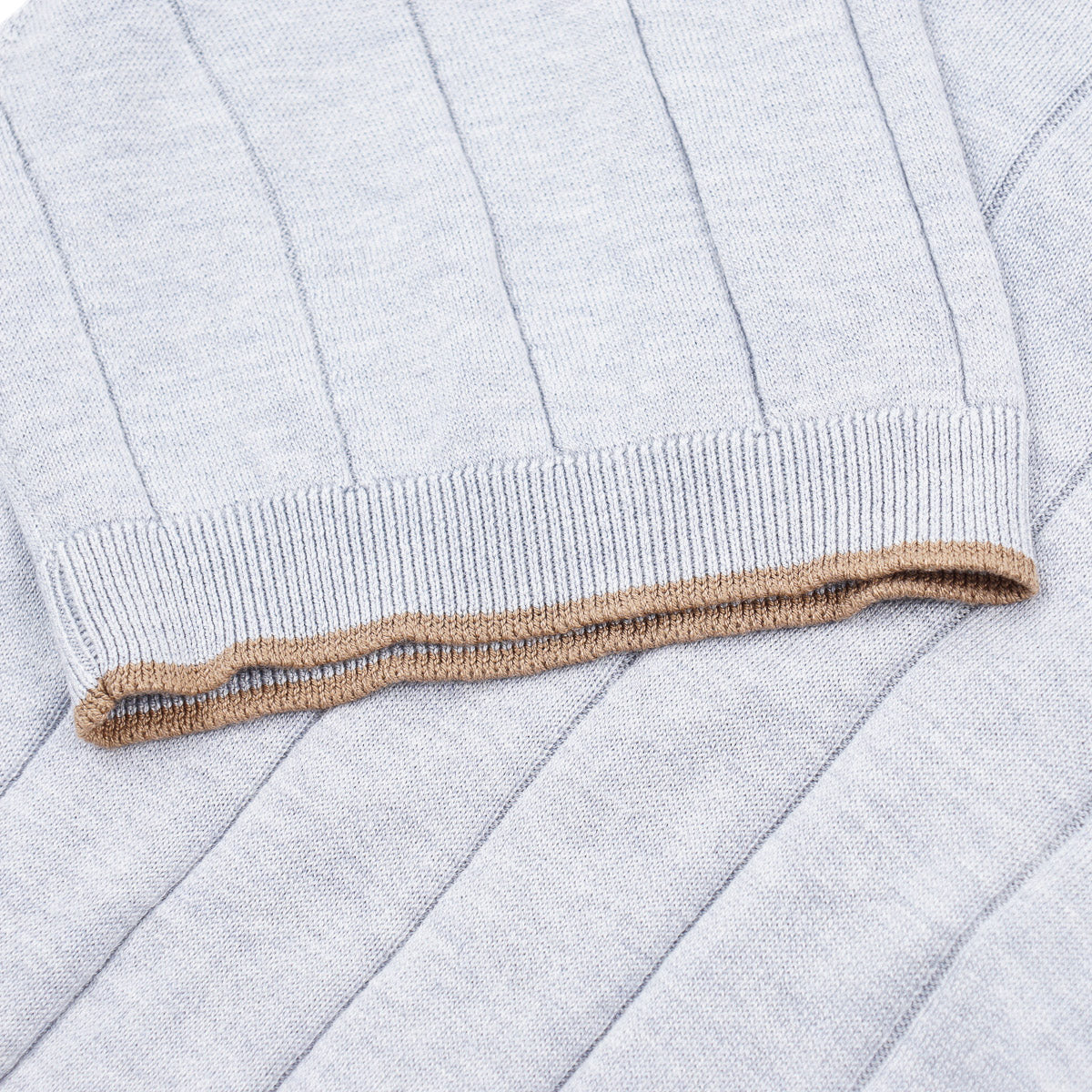 Mandelli Zip-Collar Silk Polo Shirt