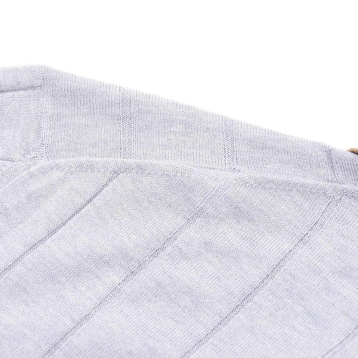 Mandelli Zip-Collar Silk Polo Shirt