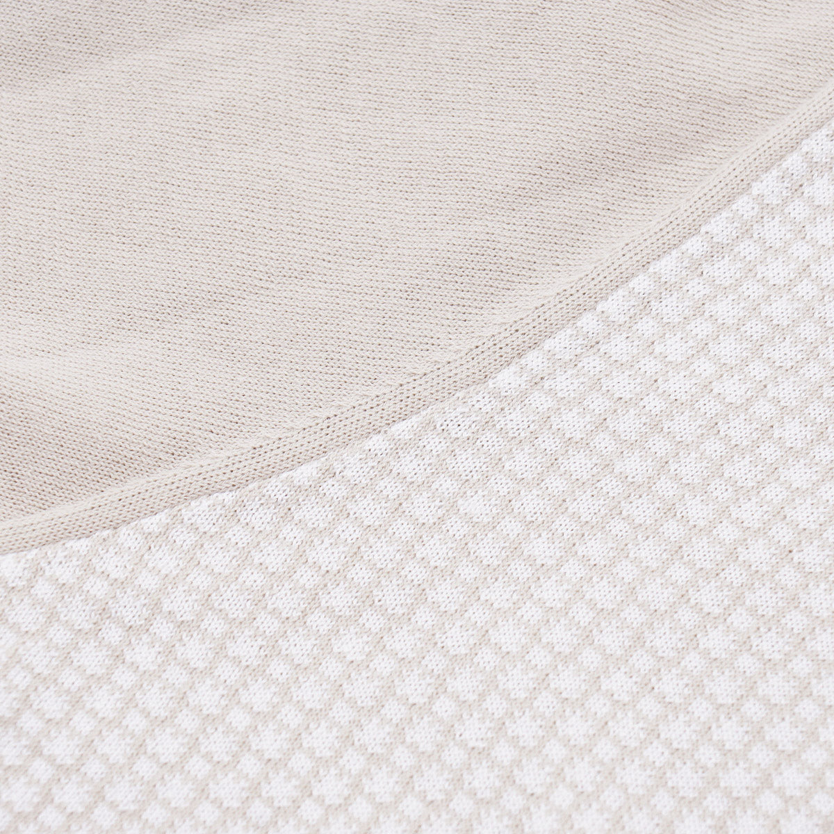 Mandelli Zip-Collar Cotton-Silk Polo