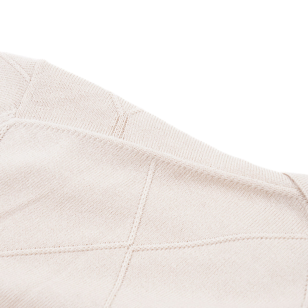 Mandelli Patterned Knit Silk-Cotton Polo