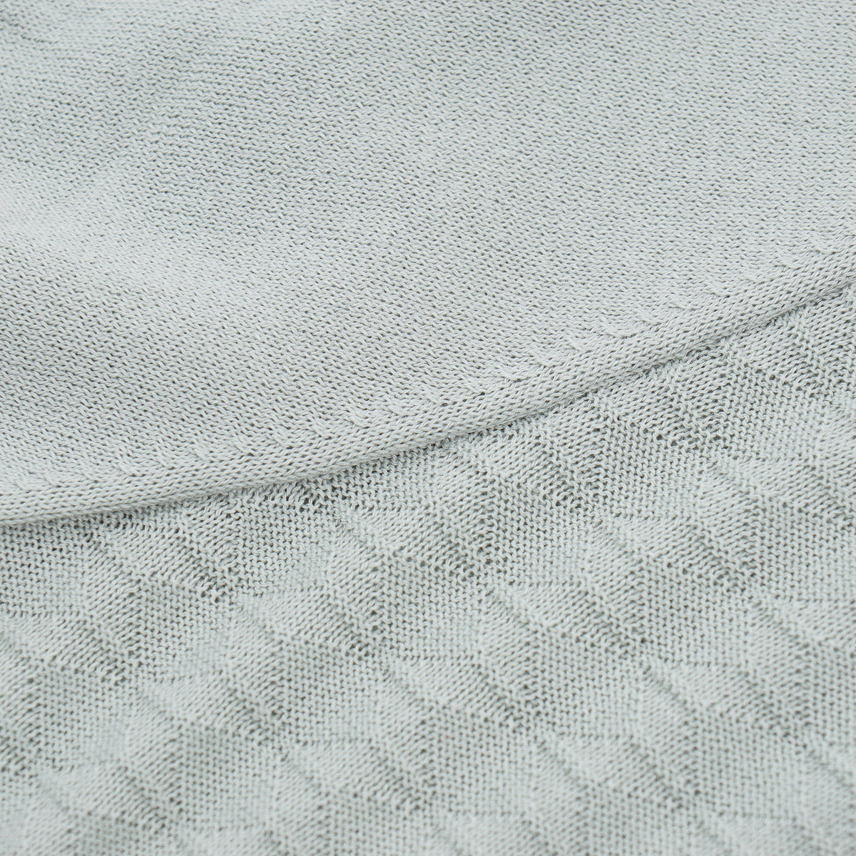 Mandelli Patterned Knit Cotton Polo