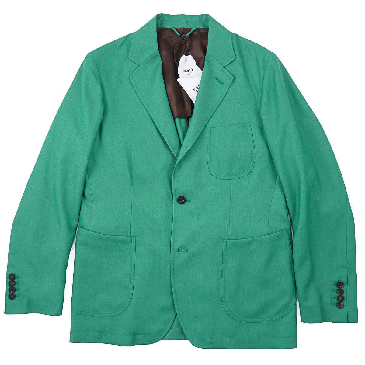 Manto Light Wool-Silk Blazer Jacket
