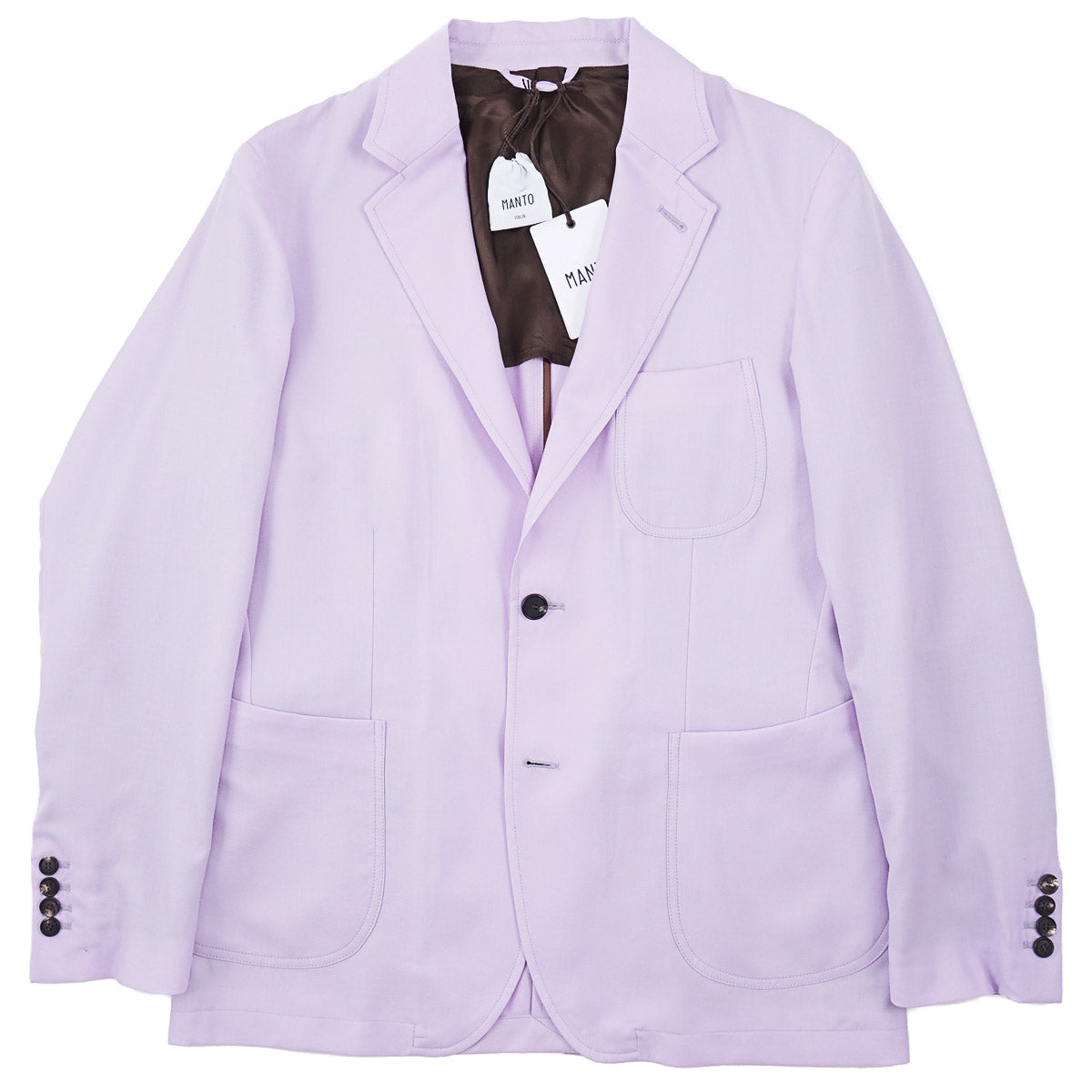 Manto Light Wool-Silk Blazer Jacket