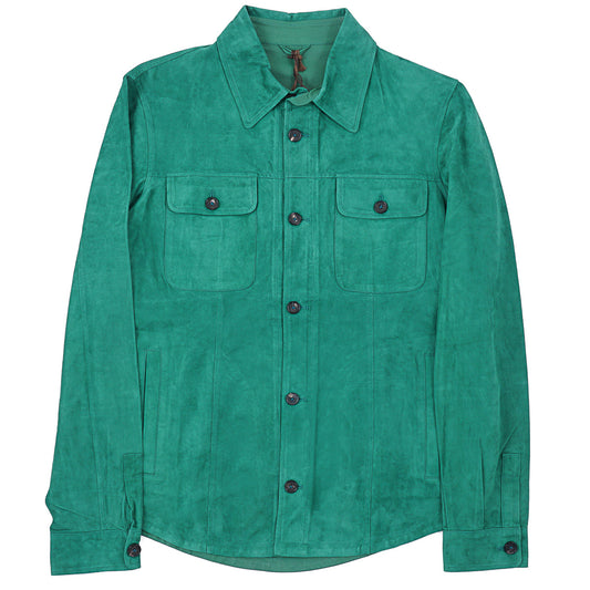 Manto Nappa Suede Shirt-Jacket - Top Shelf Apparel