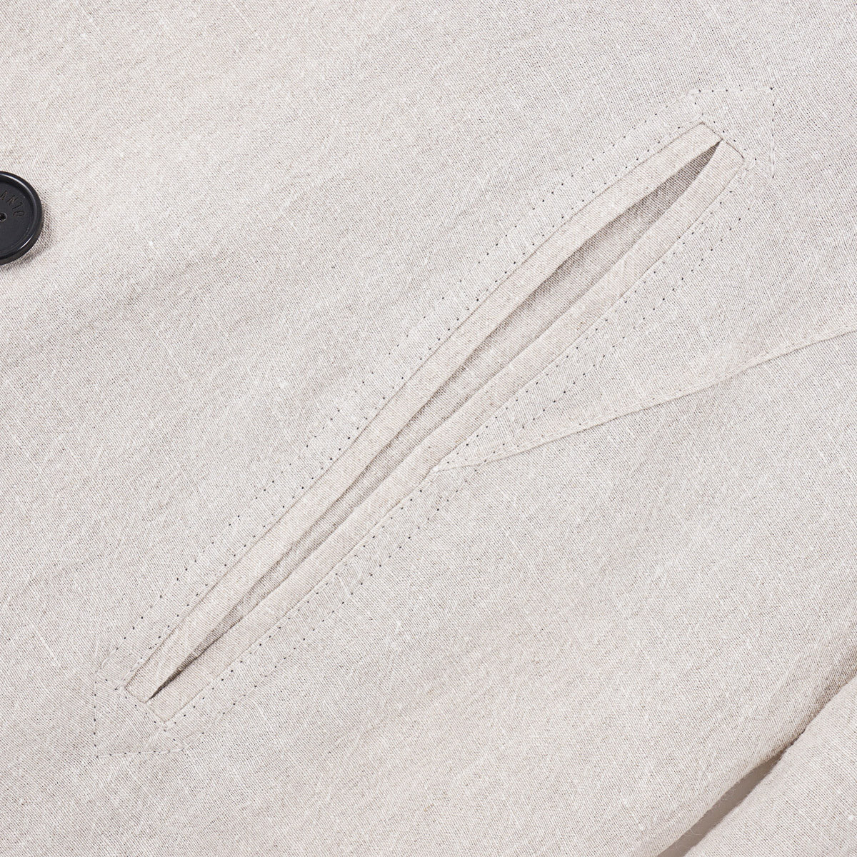 Manto Woven Linen Pea Coat