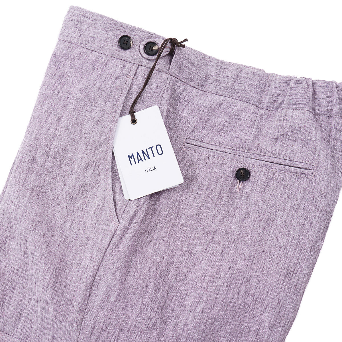 Manto Linen Cargo Pocket Pants