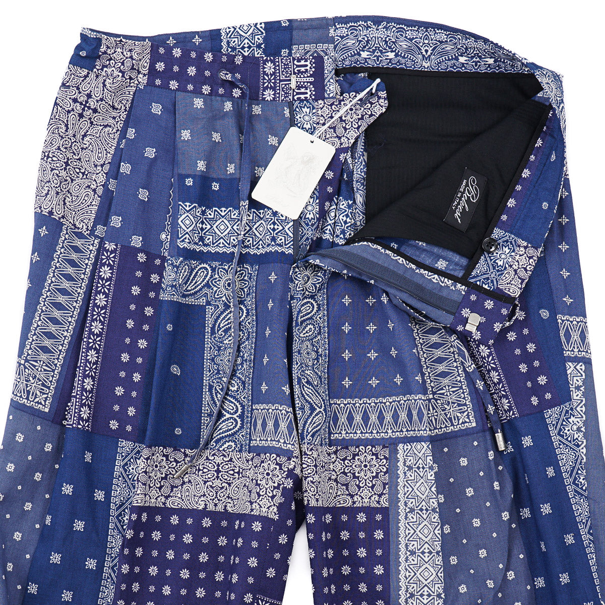 Belvest Lightweight Cotton Drawstring Pants