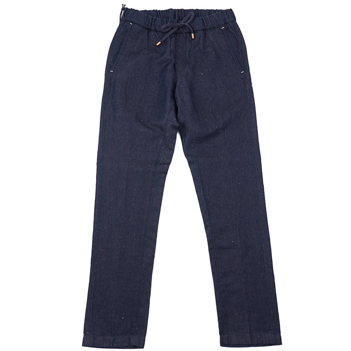 Handpicked Drawstring Cotton-Linen Pants