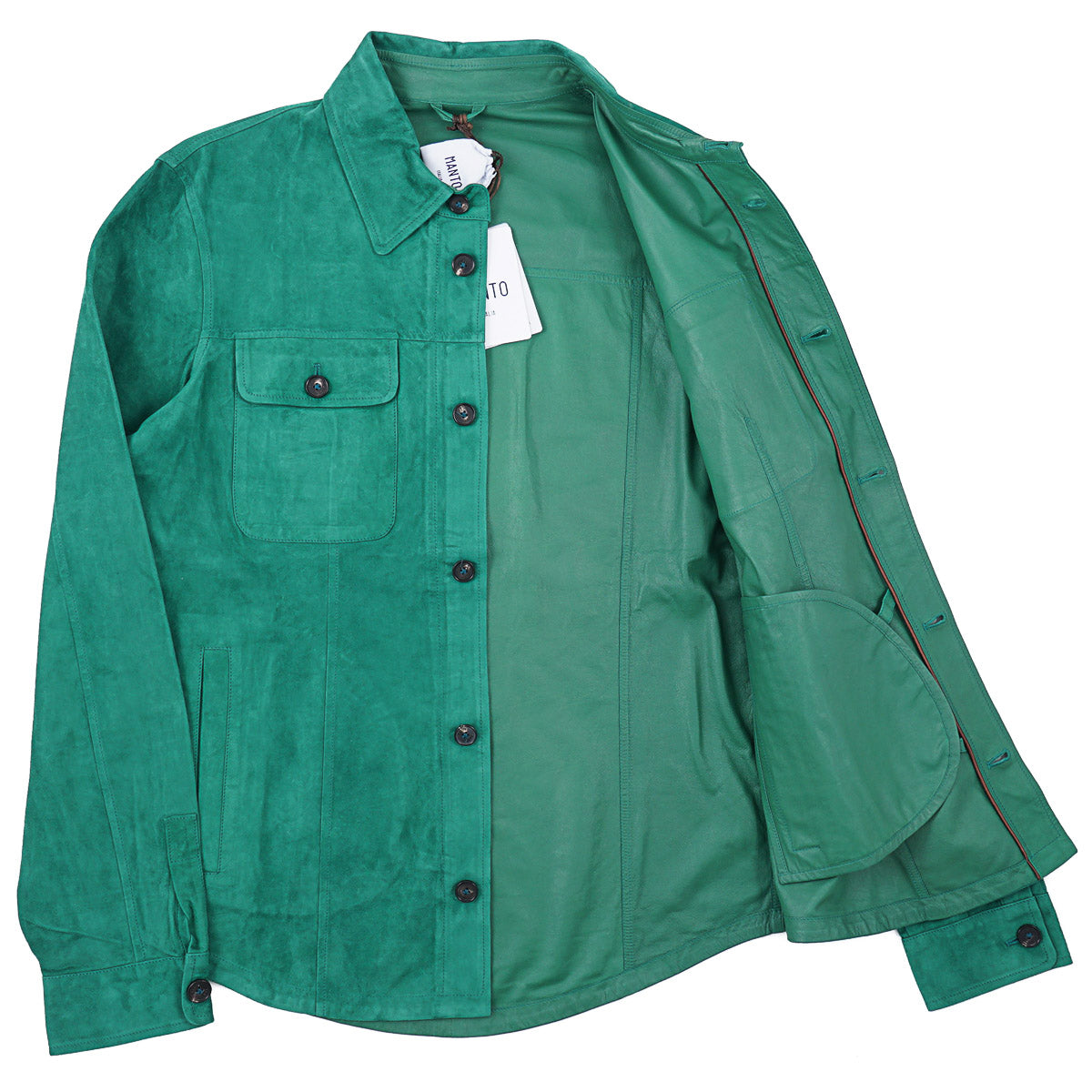 Manto Nappa Suede Shirt-Jacket