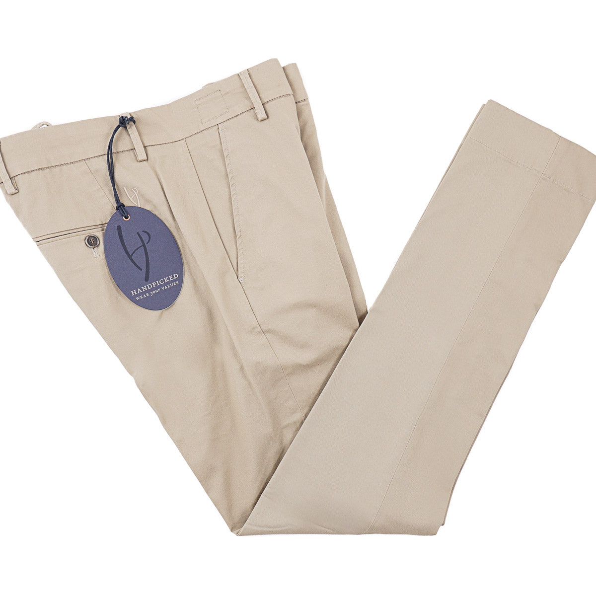 Handpicked Slim-Fit Cotton Chino Pants