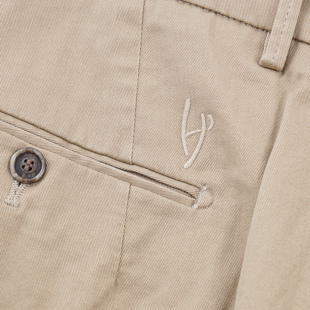 Handpicked Slim-Fit Cotton Chino Pants