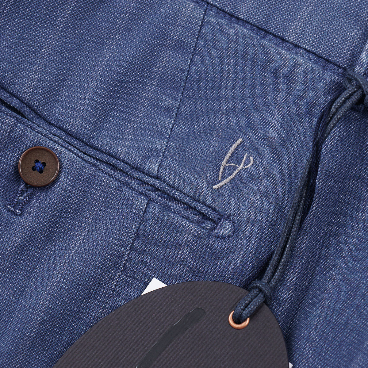 Handpicked Slim-Fit Cotton-Linen Pants