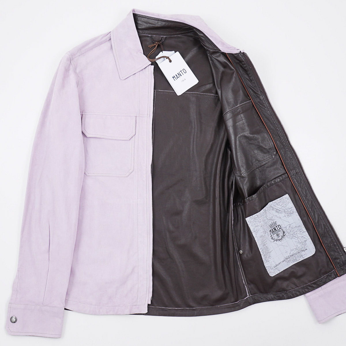 Manto Lightweight Nappa Suede Jacket