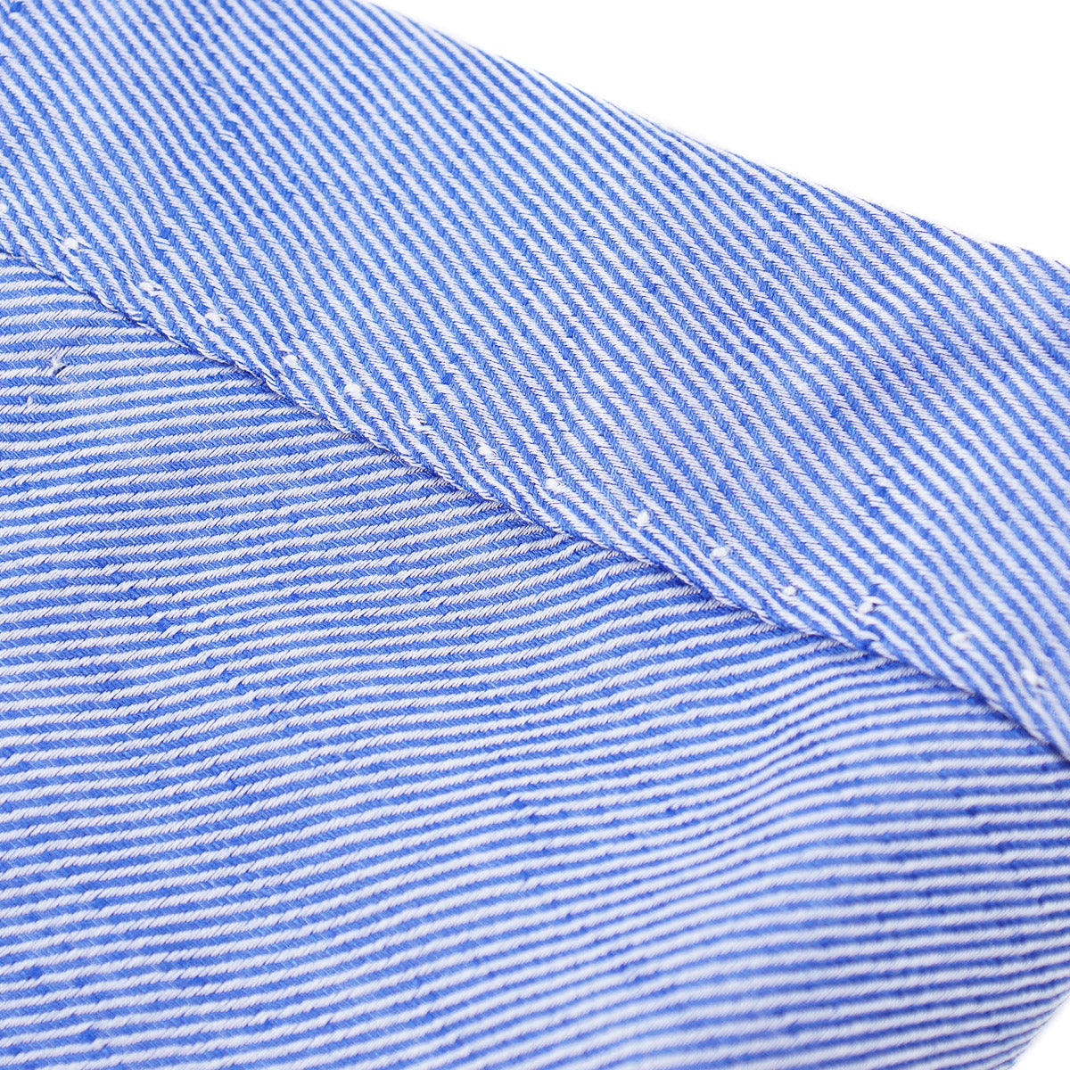 Finamore Cotton-Linen Spread Collar Shirt