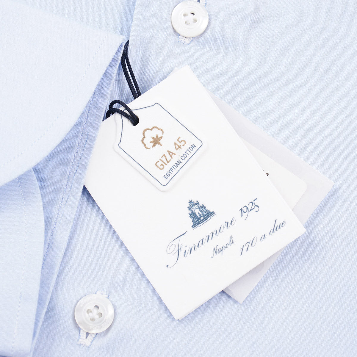 Finamore 170s Egyptian Cotton Shirt - Top Shelf Apparel