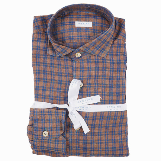 Sannino Slim-Fit Linen Dress Shirt - Top Shelf Apparel