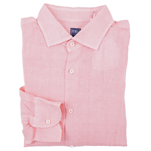 Fedeli Lightweight Pure Linen Shirt - Top Shelf Apparel