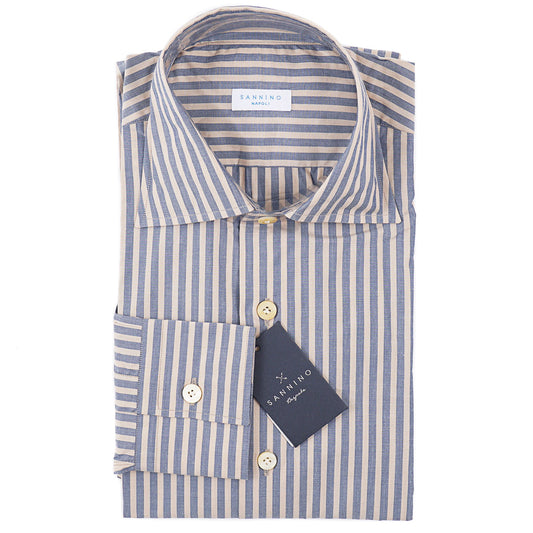 Sannino Slim-Fit Cotton Dress Shirt - Top Shelf Apparel