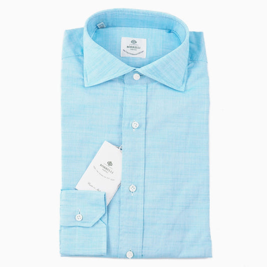 Luigi Borrelli Tailored-Fit Linen Dress Shirt - Top Shelf Apparel