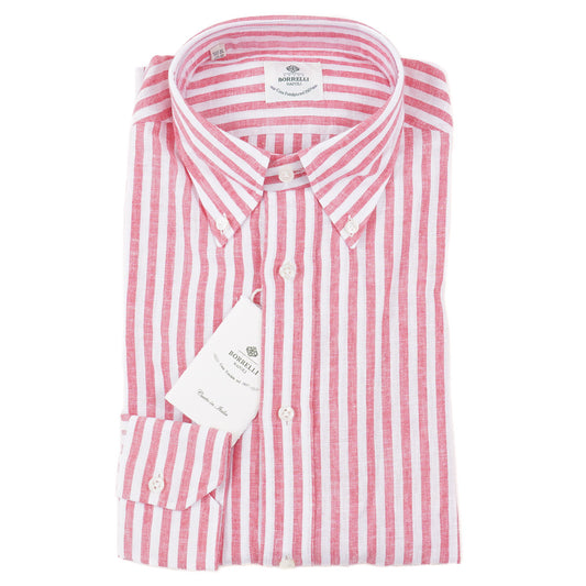 Luigi Borrelli Linen-Cotton Dress Shirt - Top Shelf Apparel