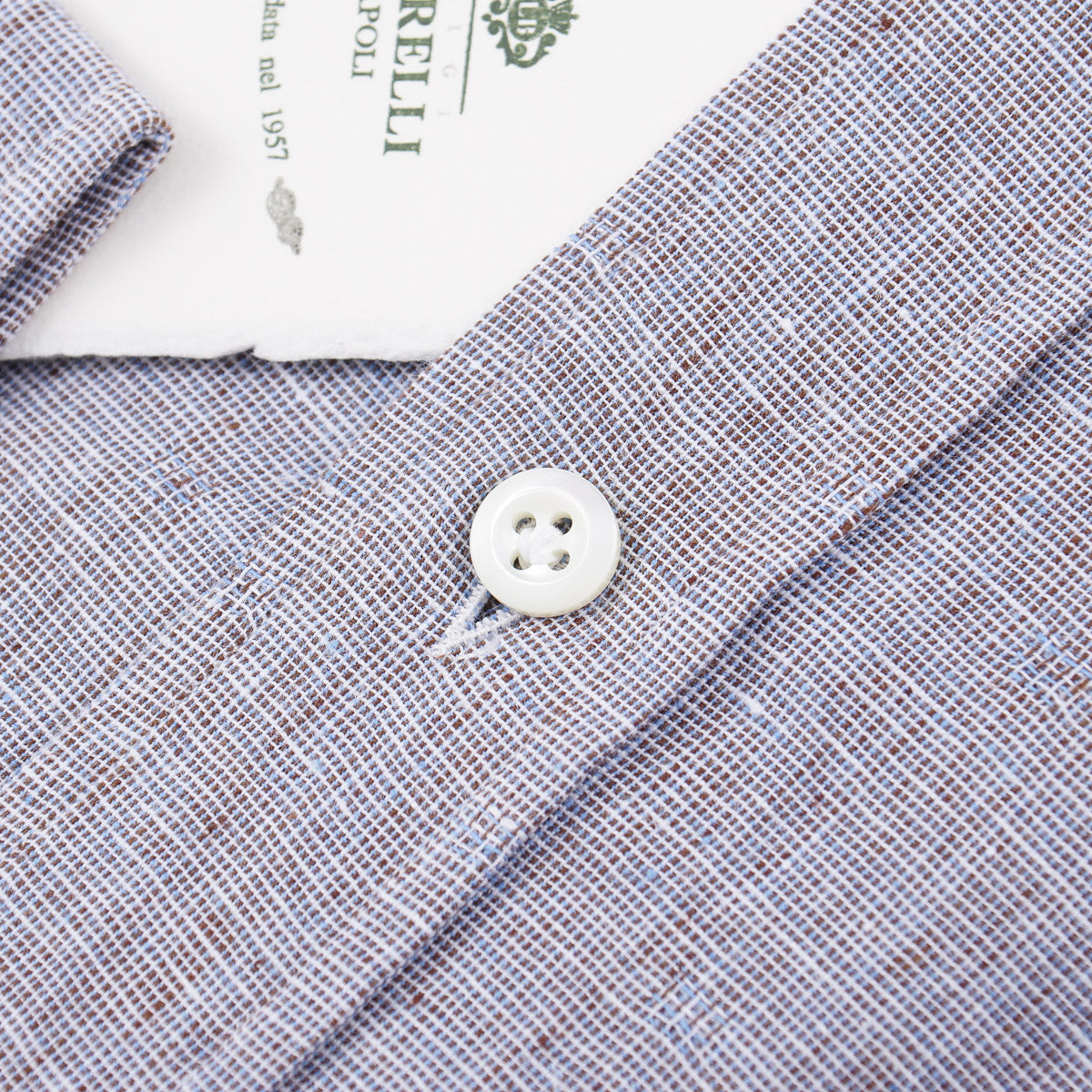 Luigi Borrelli Linen-Cotton Dress Shirt - Top Shelf Apparel