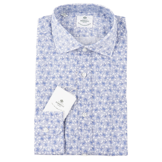 Luigi Borrelli Lightweight Floral Cotton Shirt - Top Shelf Apparel