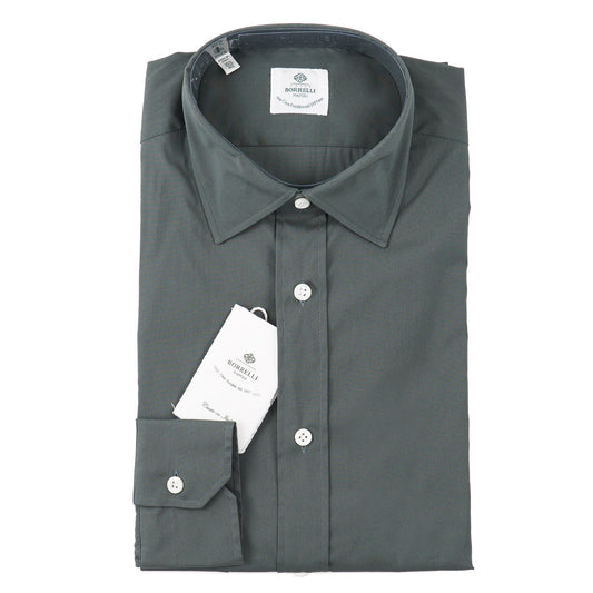 Luigi Borrelli Slim-Fit Poplin Cotton Shirt - Top Shelf Apparel