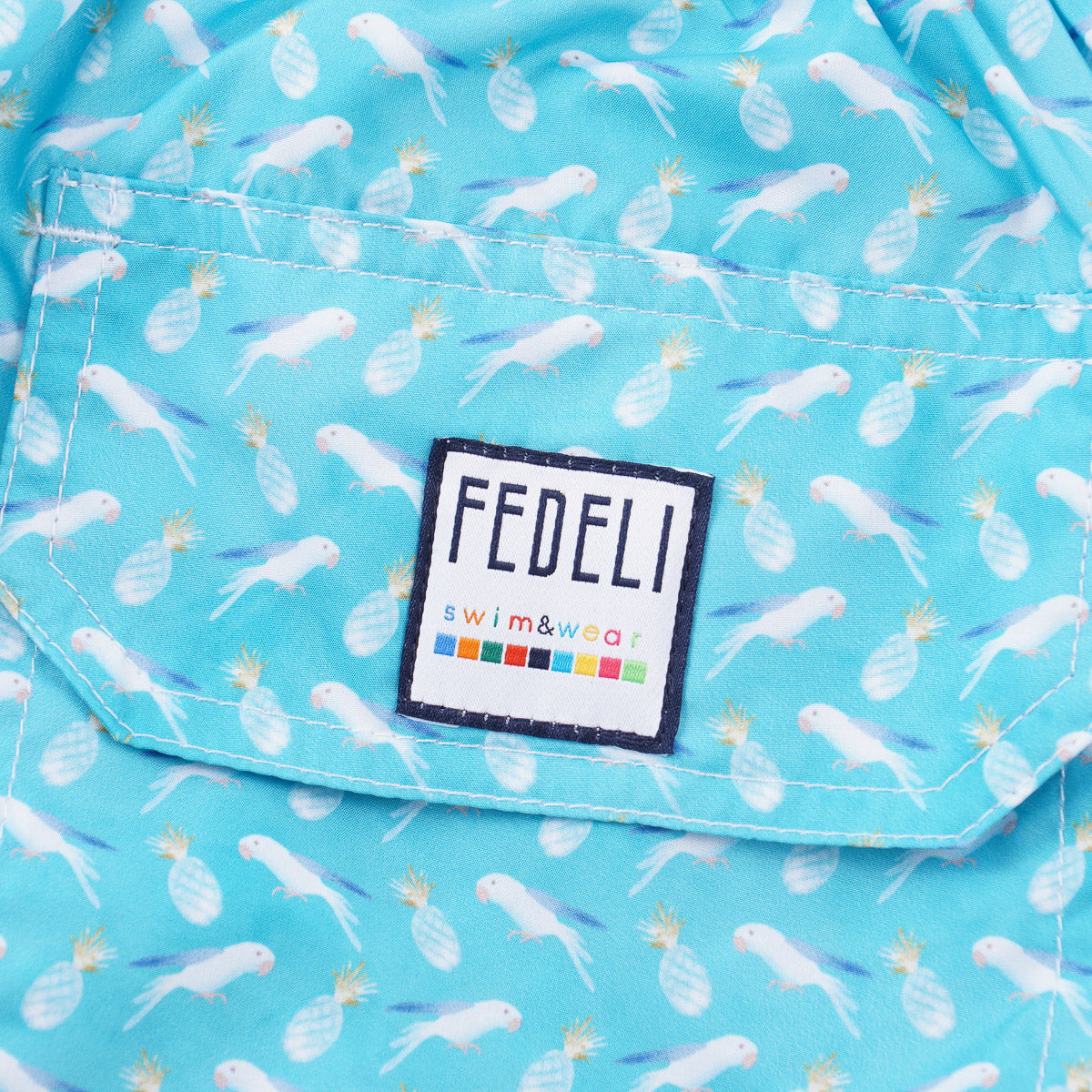 Fedeli 'Madeira' Printed Swim Trunks - Top Shelf Apparel