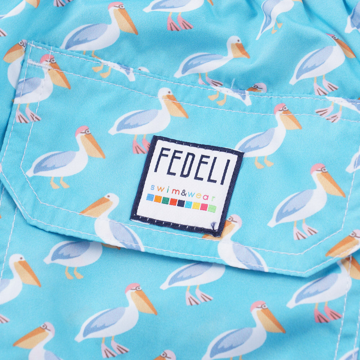 Fedeli 'Madeira' Printed Swim Trunks - Top Shelf Apparel