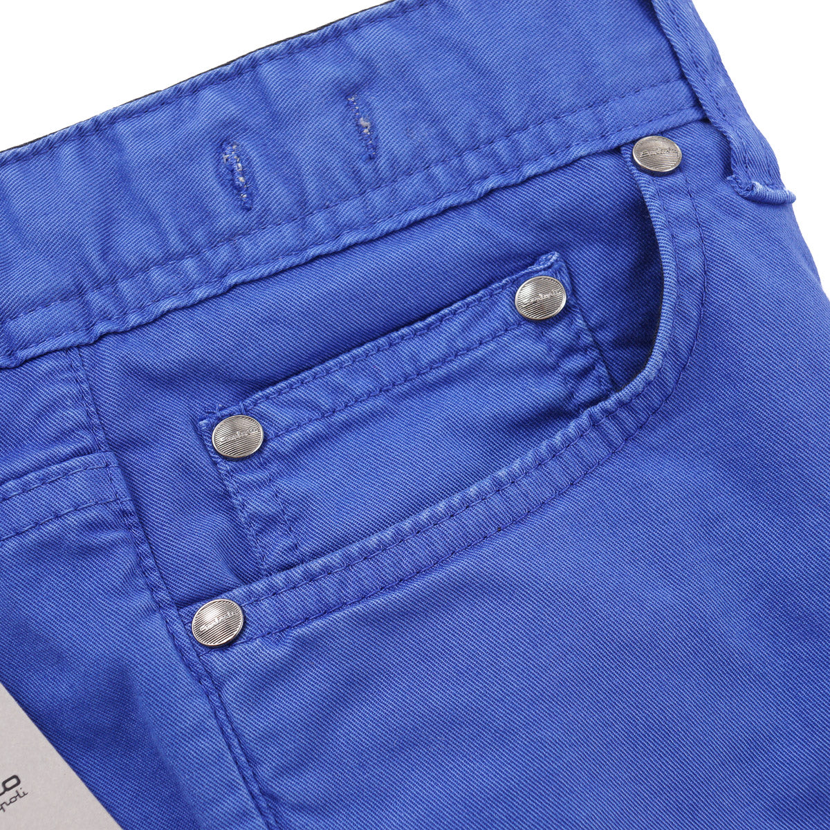 Sartorio 5-Pocket Twill Cotton Jeans - Top Shelf Apparel