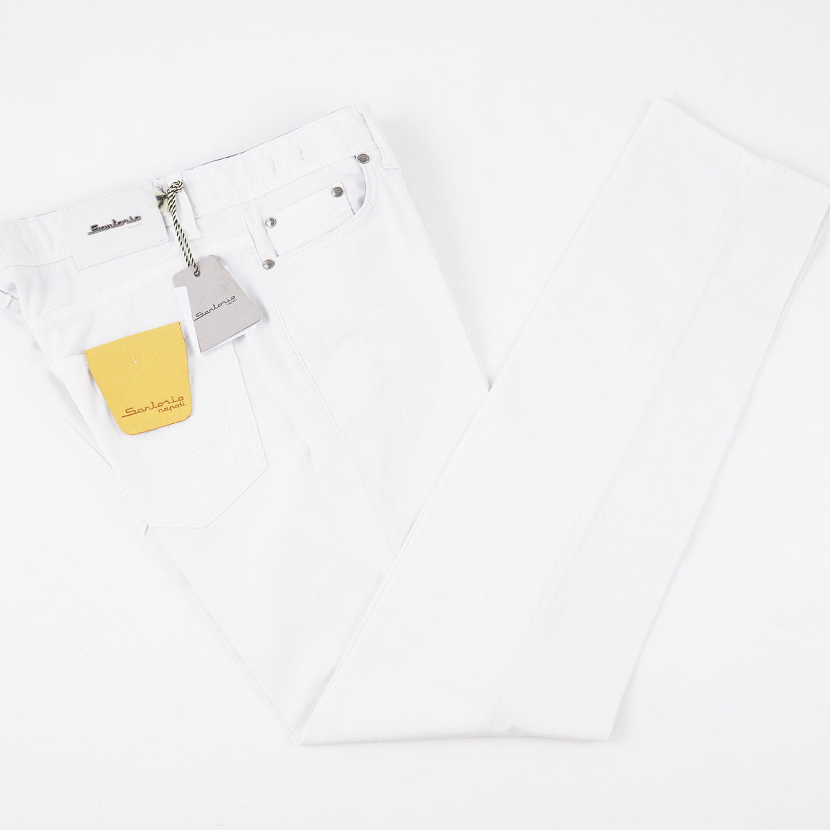 Sartorio 5-Pocket Twill Cotton Jeans - Top Shelf Apparel