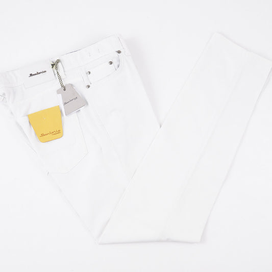 Sartorio 5-Pocket Twill Cotton Jeans - Top Shelf Apparel