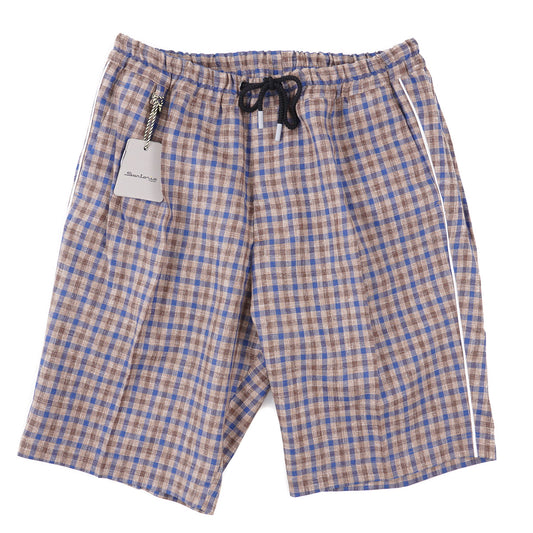 Sartorio Linen-Wool Drawstring Shorts - Top Shelf Apparel