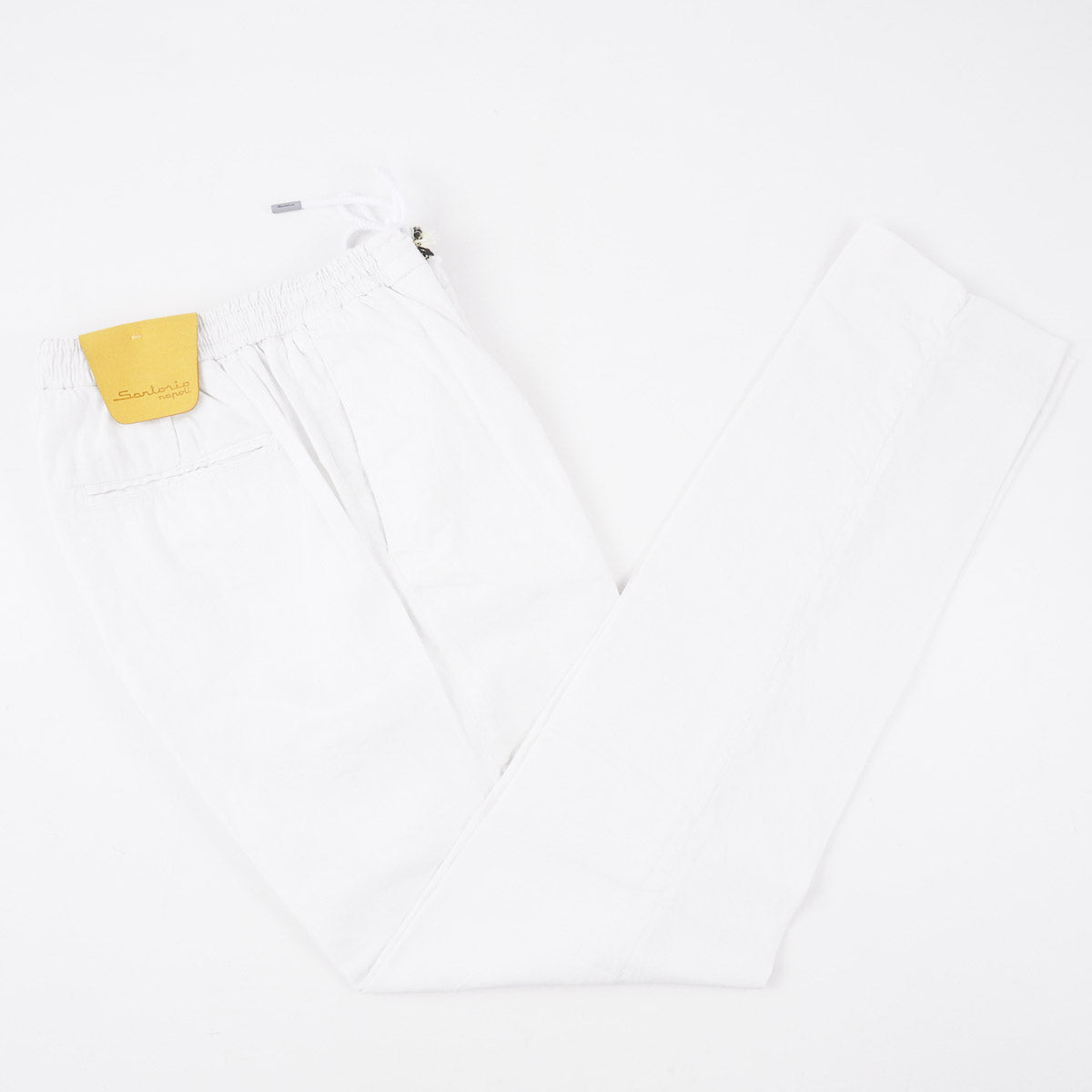 Sartorio Linen-Cotton Drawstring Pants - Top Shelf Apparel