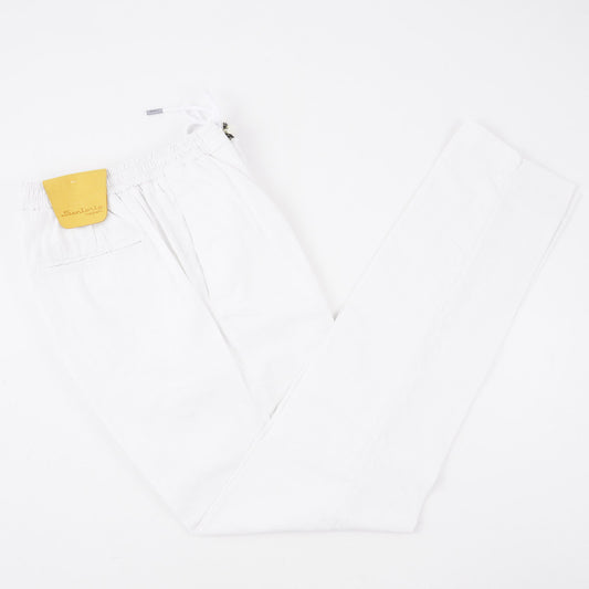 Sartorio Linen-Cotton Drawstring Pants - Top Shelf Apparel