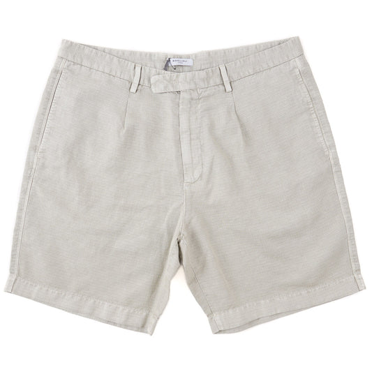 Boglioli Woven Cotton-Hemp Shorts