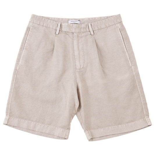 Boglioli Woven Cotton-Hemp Shorts