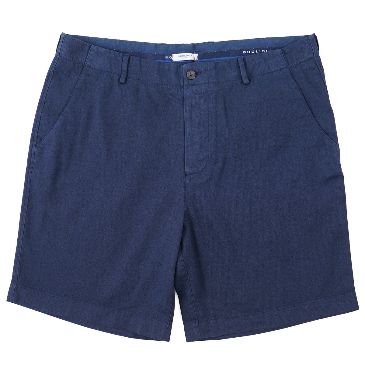 Boglioli Woven Cotton Bermuda Shorts