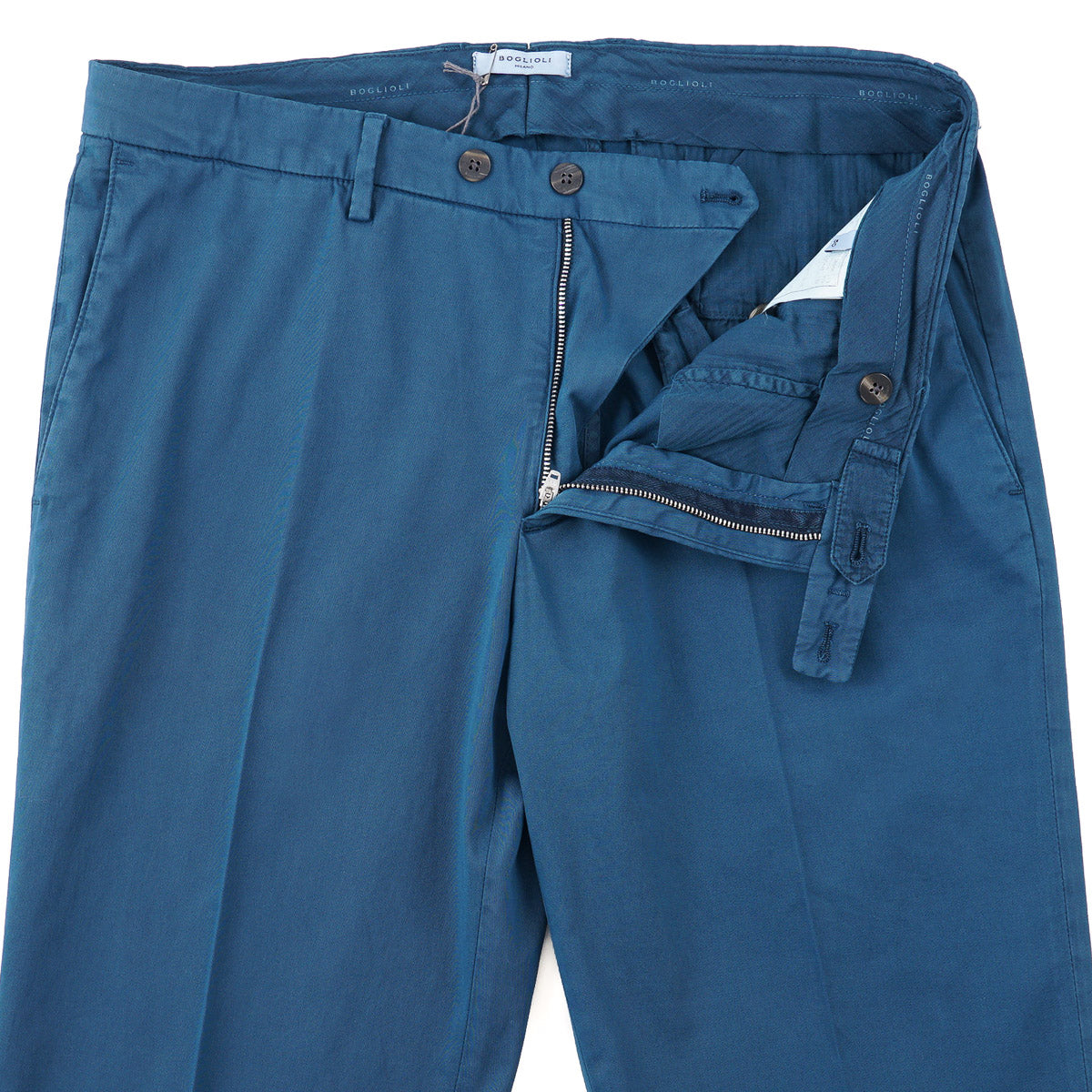 Boglioli Slim-Fit Cotton Chino Pants