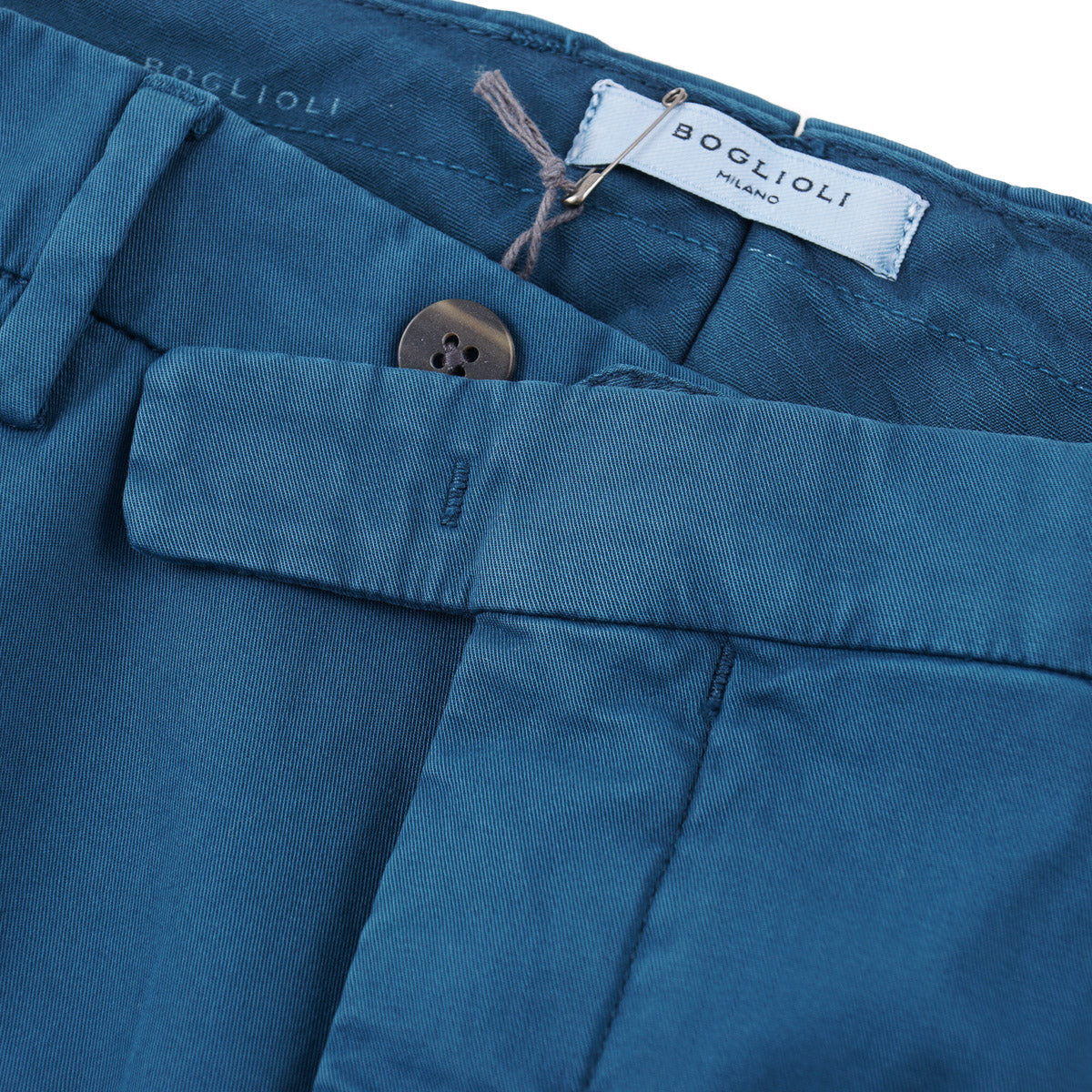 Boglioli Slim-Fit Cotton Chino Pants