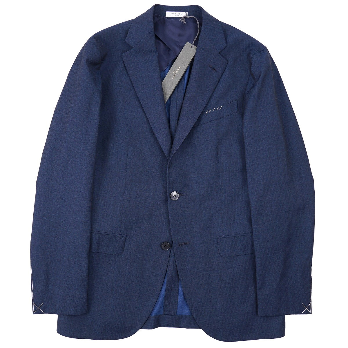 Boglioli Micro Patterned Wool Blazer