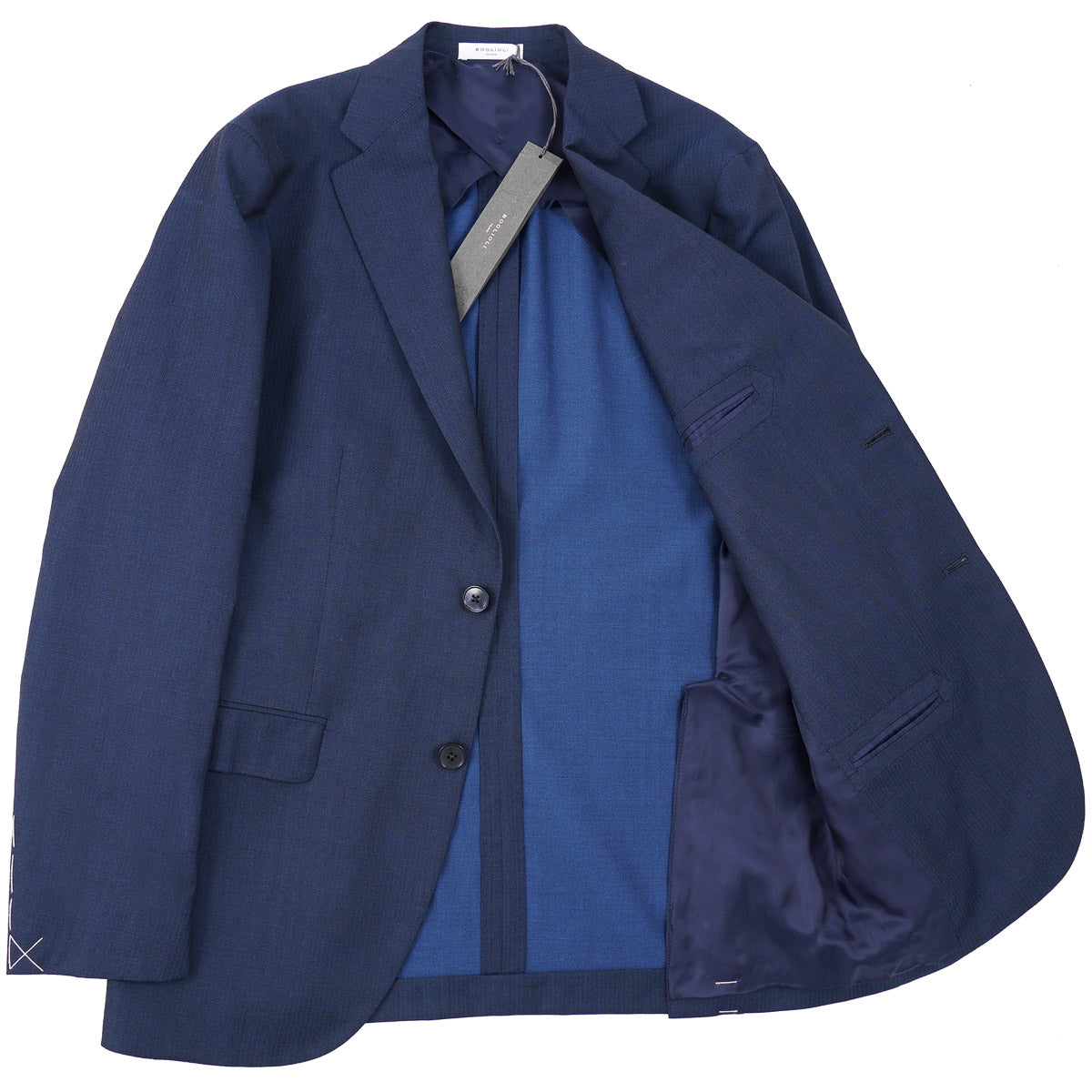 Boglioli Micro Patterned Wool Blazer