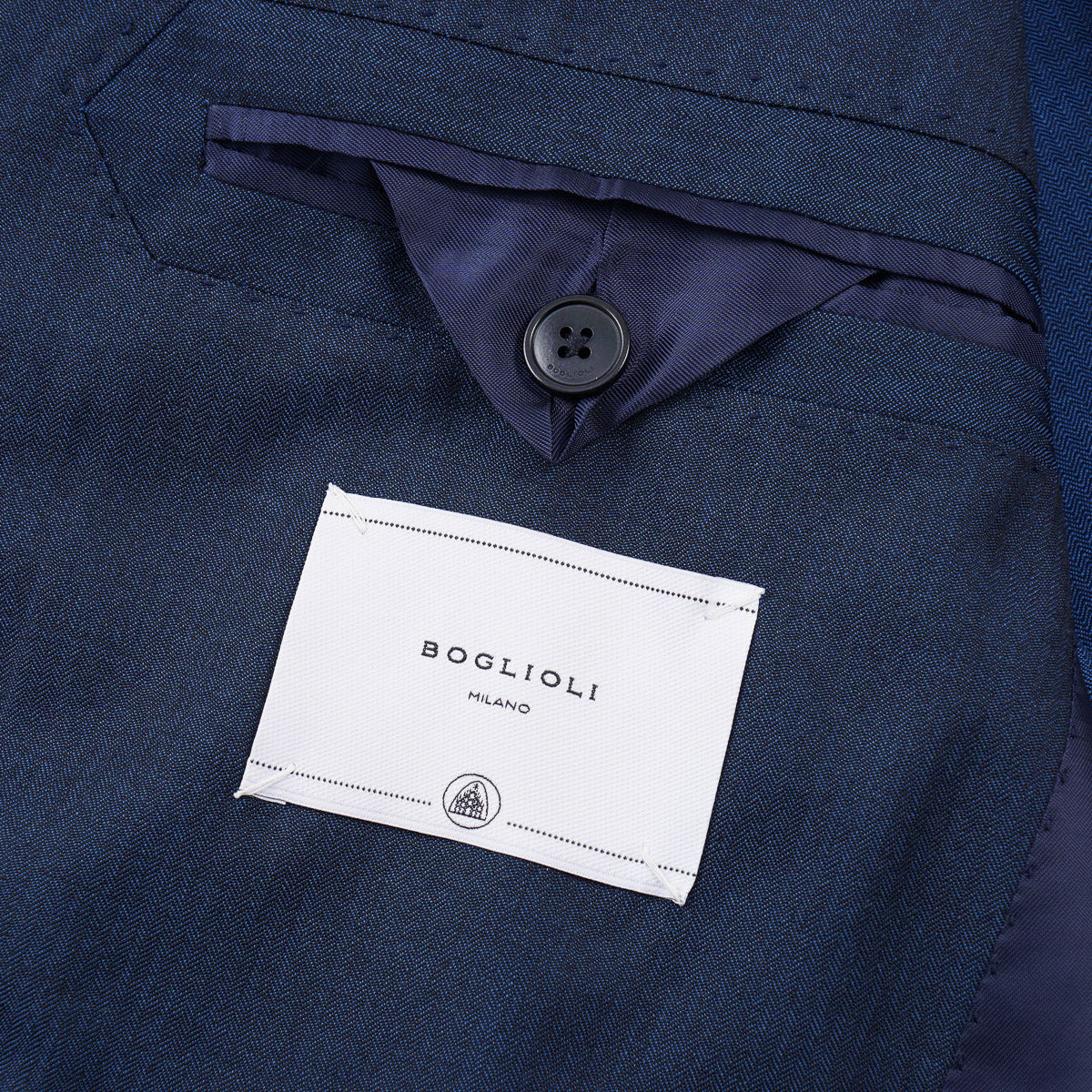 Boglioli Micro Patterned Wool Blazer