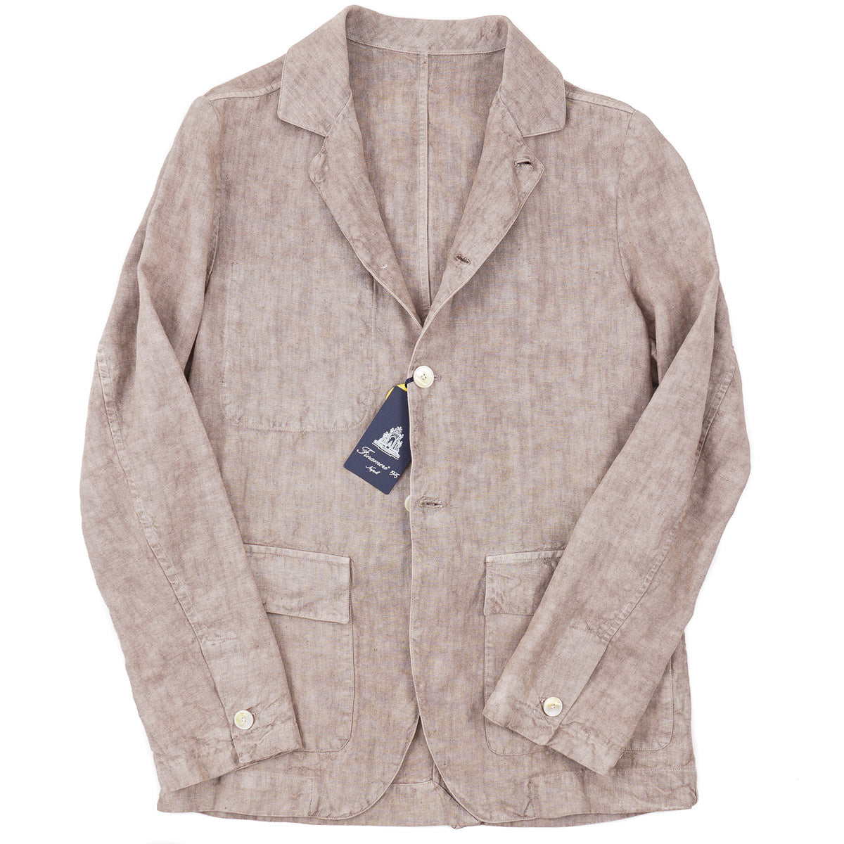 Finamore Unlined Linen Casual Jacket